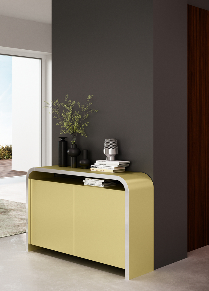 Mueller metall moebel S14 Sideboard gruenbeige 02