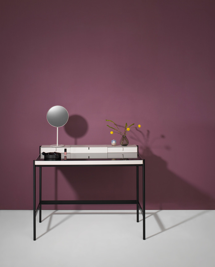 Mueller metall moebel Schminktisch PS20 rosa 05