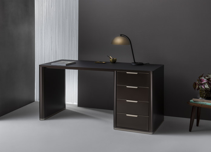 Mueller metall moebel Schreibtisch T50 dunkelbronze 01