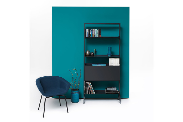 Mueller SCALA Standregal H213 B95 schwarz