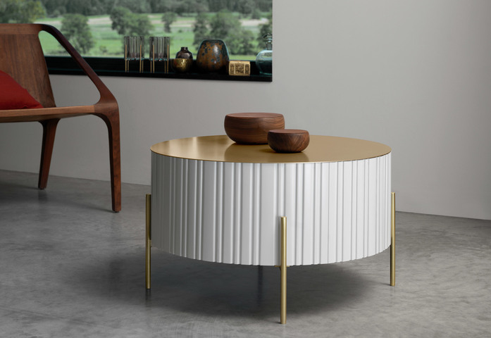 Mueller TWIST 05 Couchtisch 90003 Messing