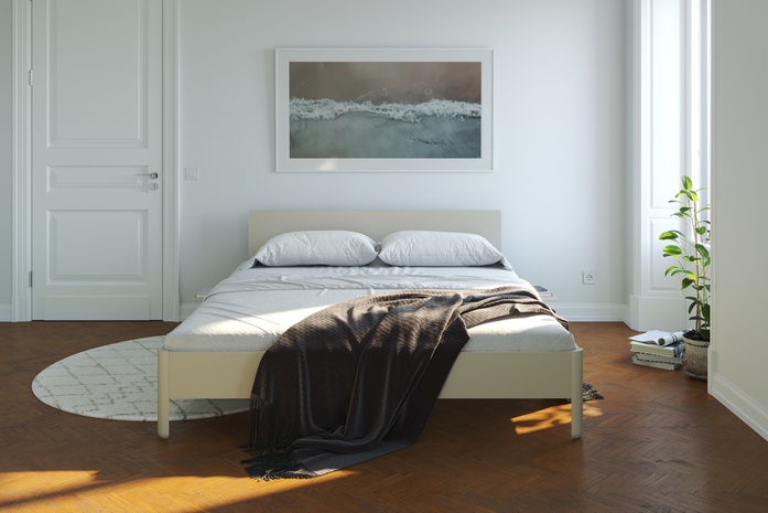 Nait bed 180x200 RAL 7032 Kieselgrau