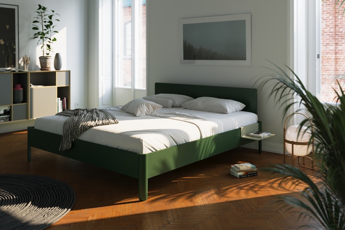 Nait bed 180x200 lackiert RAL 150 30 20 Moselgrun
