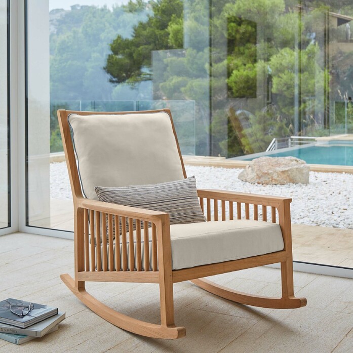 Newhaven schaukelstuhl teak