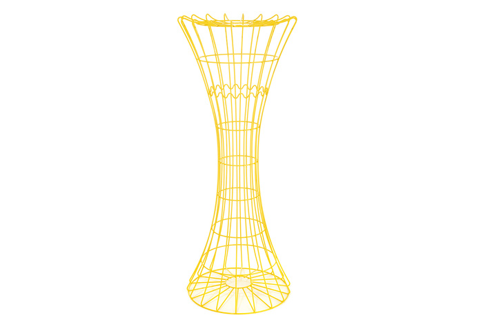 Panton coatstand garderobenstaender garderobe gelb schoenbuch fr 5