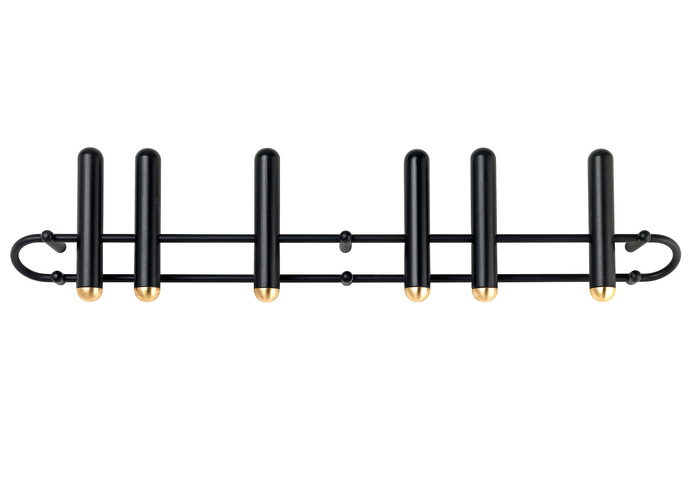 Pin wandgarderobe garderobe 6haken schwarz schoenbuch fr 1