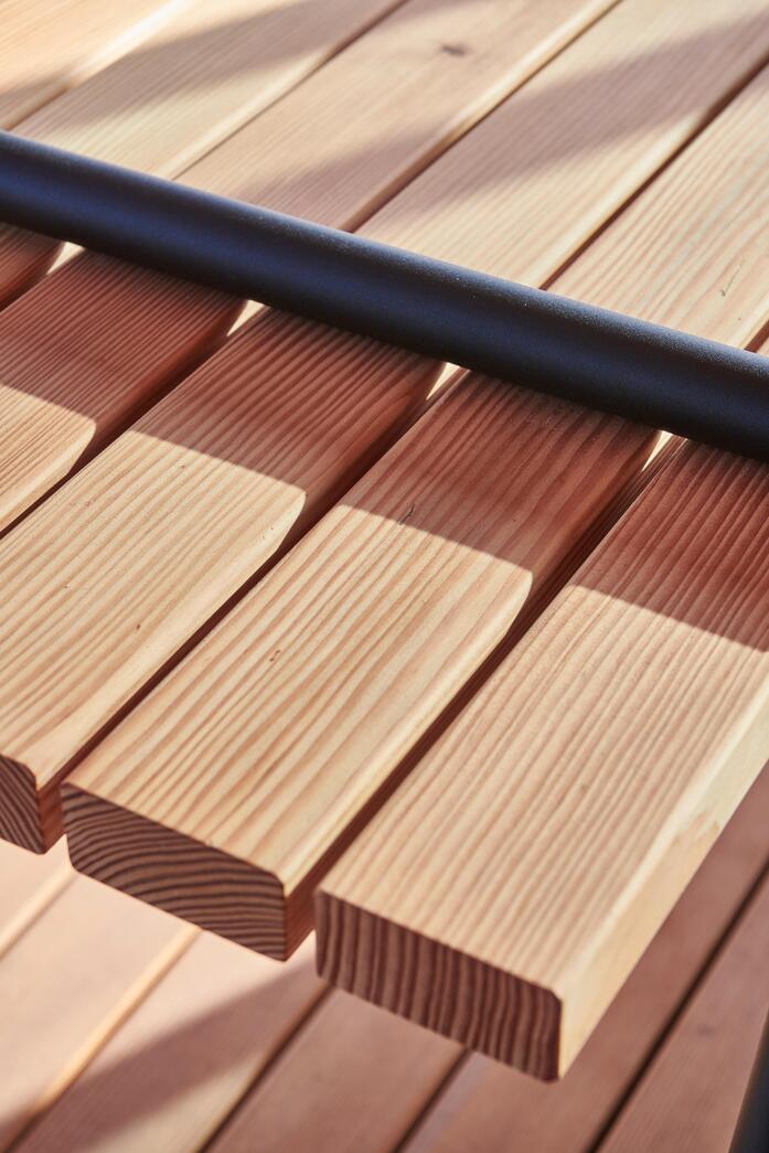 Pur natur decking douglas solid kollin 26x110mm RL 6 50m House on the slope Backnang 2667 x 4000 1