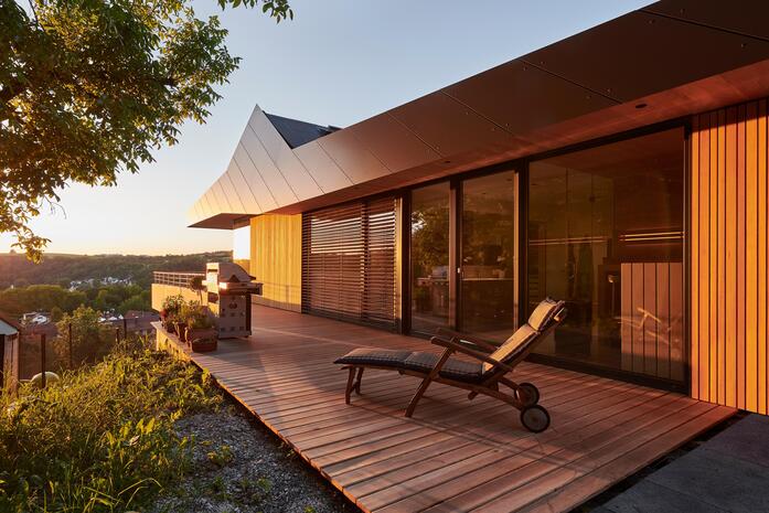 Pur natur decking douglas solid kollin 26x110mm RL 6 50m House on the slope Backnang 5000 x 3333 2