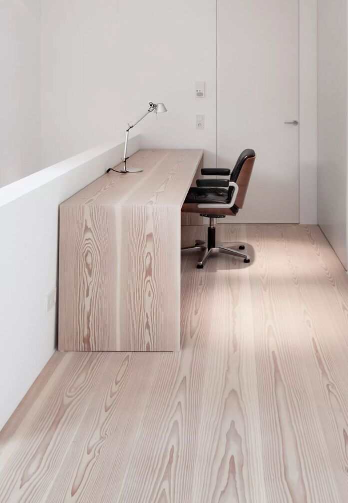 Pur natur floorboards douglas 3 layer select 16x250mm white lye white soap oil extrawhite FL 3 50 6 50m Jens Kirchner One family home Dortmund