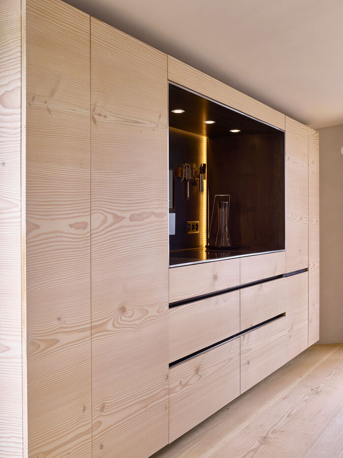 Pur natur floorboards douglas 3 layer select 21x400 350 300mm white lye white soap RL 1 7 50m Chalet Apartment Switzerland 11 Bodo Mertoglu 6208 x 8280