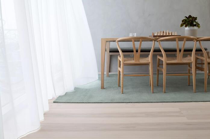 Pur natur floorboards douglas select 3 layer 21x350mm white lye white soap RL 5 7m Apartment Copenhagen Patrizia Cali 18 5382 x 3581