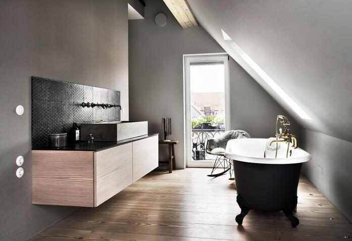 Pur natur floorboards douglas solid natur select 28x300mm white lye white oil RL FL Residential Home Bavaria Christoph Theurer 1 4982 x 3407