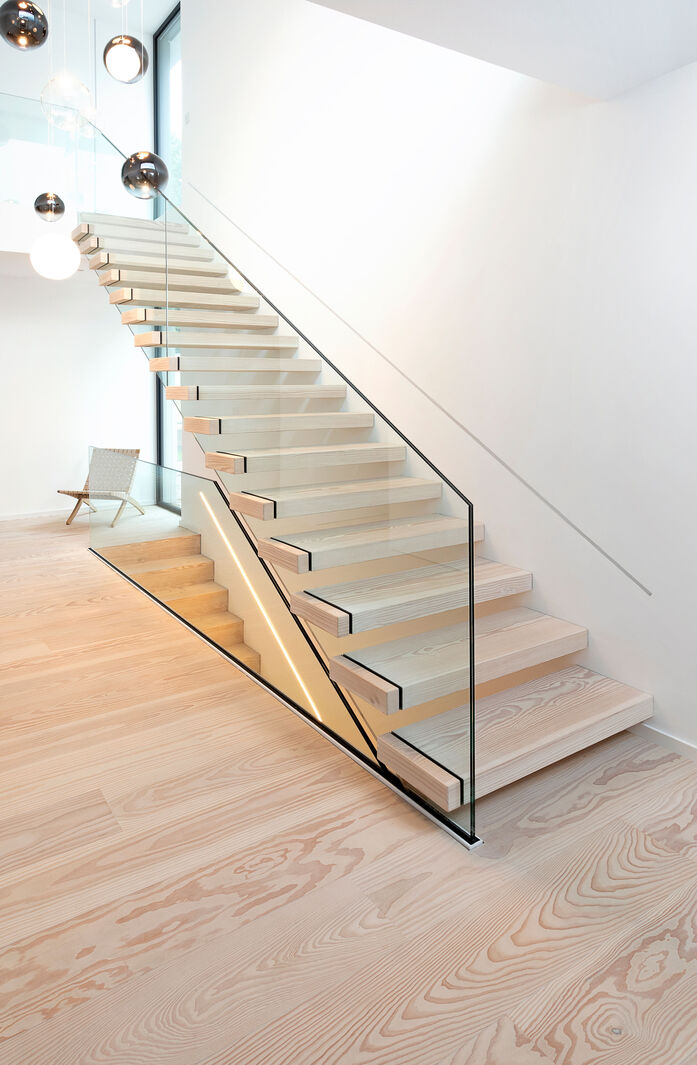 Pur natur floorboards douglas solid select 20x250mm white lye white soap FL 2 5m Residential Home Nurnberg