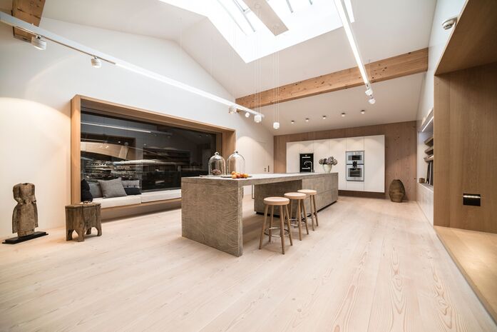 Pur natur floorboards douglas solid select 28x300mm untreated FL 3m EHAM 01 2998 x 2001