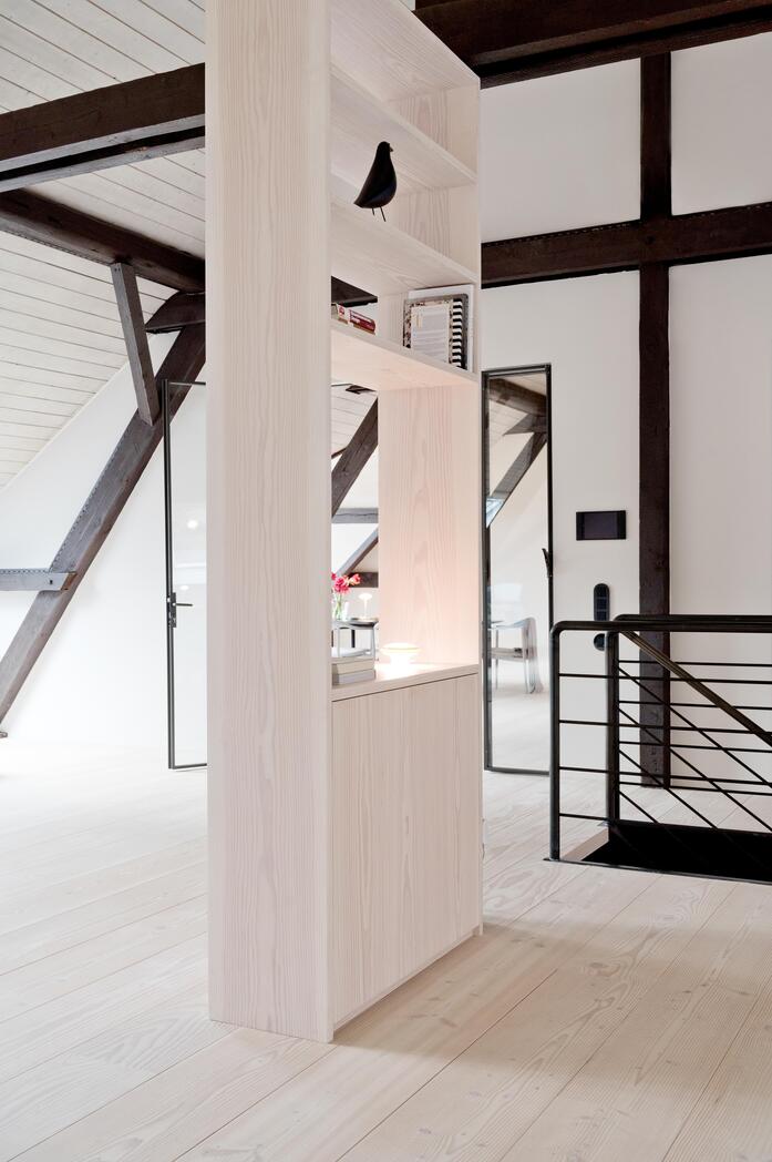Pur natur floorboards douglas solid select 28x300mm white lye white soap FL 2 6m Chateau Luntebeck Wuppertal 04 4024 x 6048