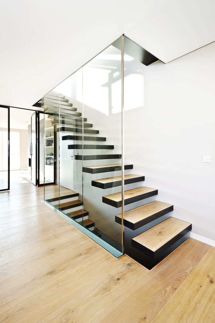 Pur natur floorboards oak 3 layer natur 21x185 335mm brushed white oil up to 7 5m Residential Home Northern Germany 3744 x 5616 2