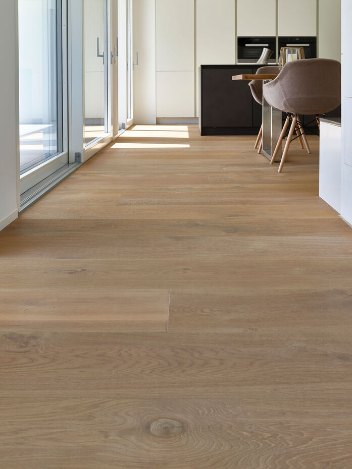 Pur natur floorboards oak solid natur 22x300mm brushed white oil RL Residential Home Black Forest 02 6208 x 8280