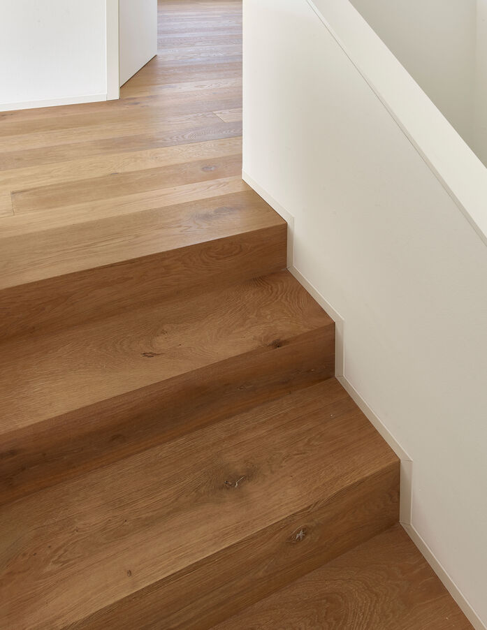 Pur natur floorboards oak solid natur 22x300mm brushed white oil RL Residential Home Black Forest 08