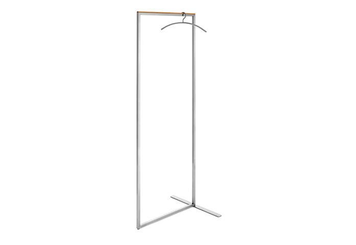 Skid garderobenstaender garderobe edelstahl weisseiche schoenbuch 0150 kleiderbuegel edelstahl fr 3