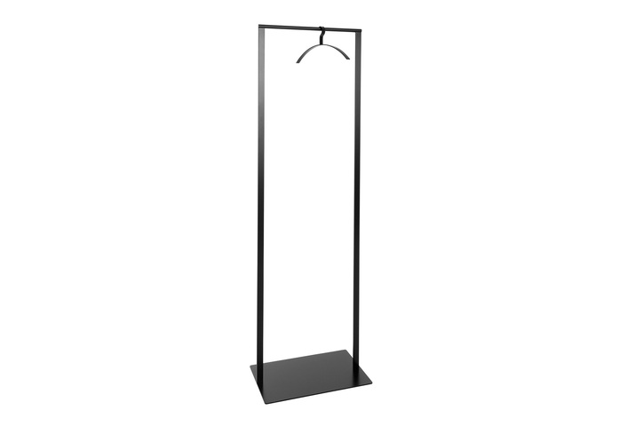 Slim garderobenstaender garderobe gross schwarz kleiderbuegel 0210 schwarz schoenbuch fr 10