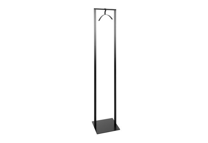 Slim garderobenstaender garderobe klein schwarz kleiderbuegel 0210 schwarz schoenbuch fr 13