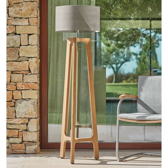 Stehlampe Outdoorleuchte 7113 gleam braun garpa akzente ambiente