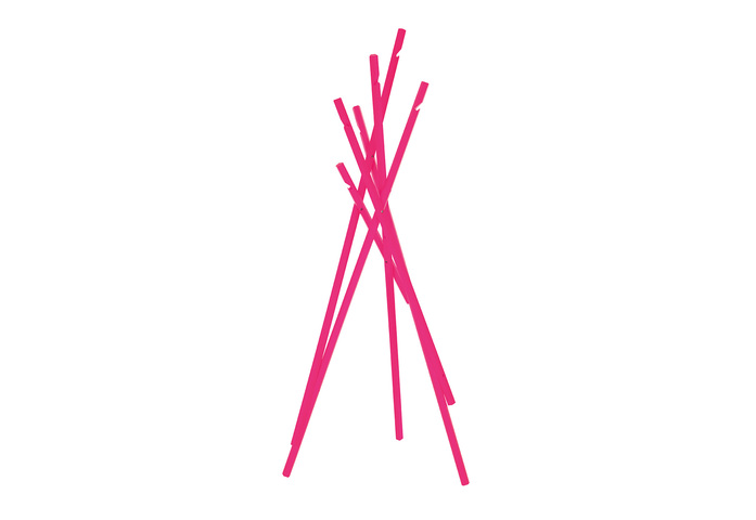 Sticks garderobenstaender garderobe neonpink schoenbuch fr 1