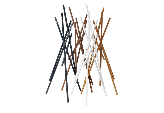 Sticks garderobenstaender garderobe schwarz nussbaum schneeweiss eiche schoenbuch fr 2