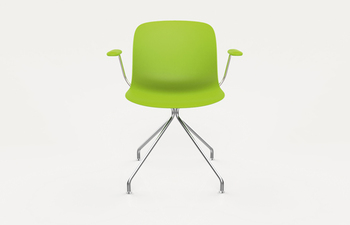 TROY swivelchair with armrests
