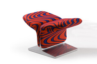 Ribbon footstool  by  Artifort