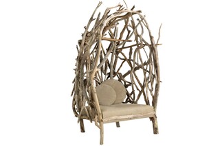 Louis Crusoé easy chair  by  Bleu Nature