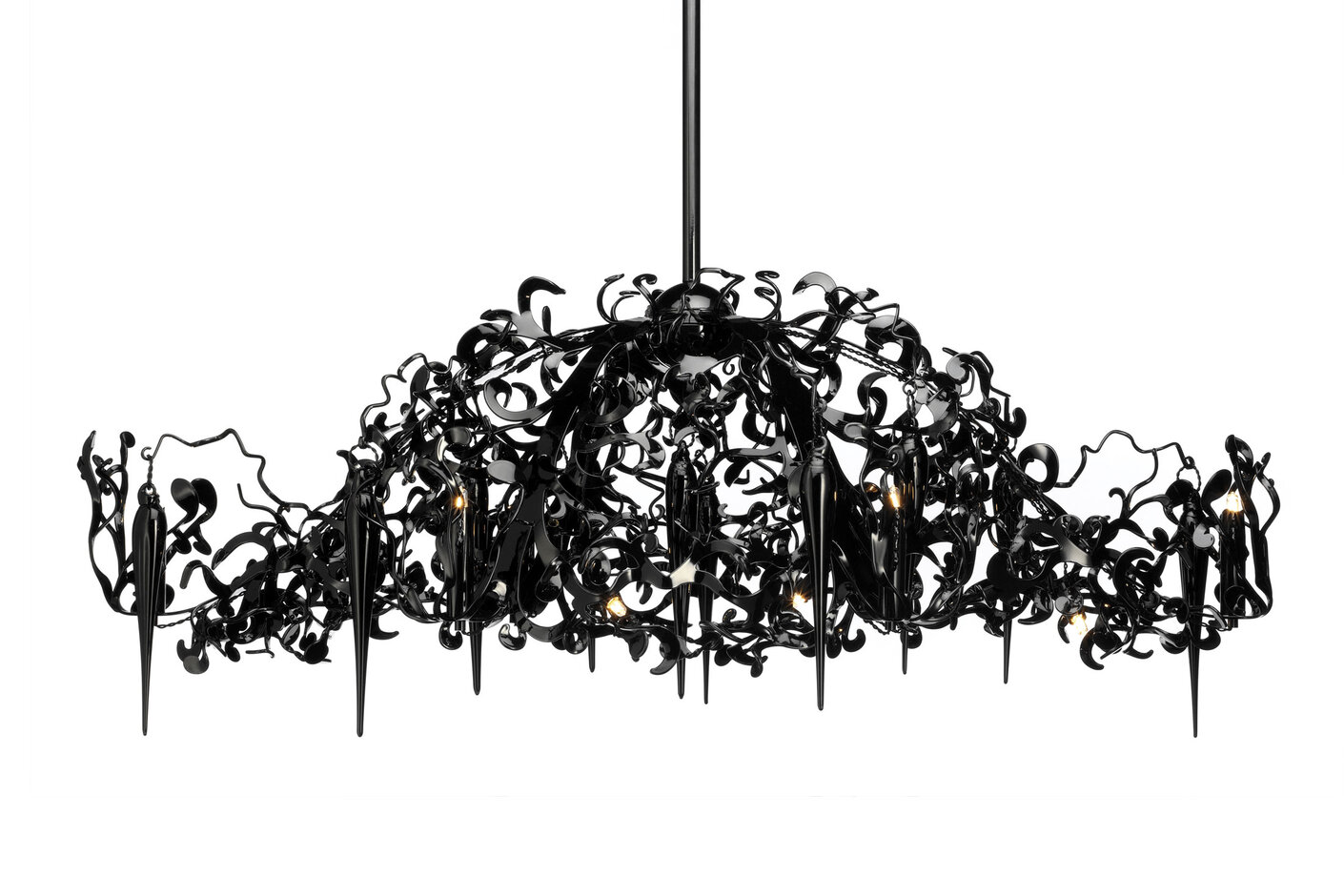 Flower Power Chandelier Oval 1