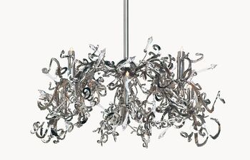 Icy Lady Hanging lamp round