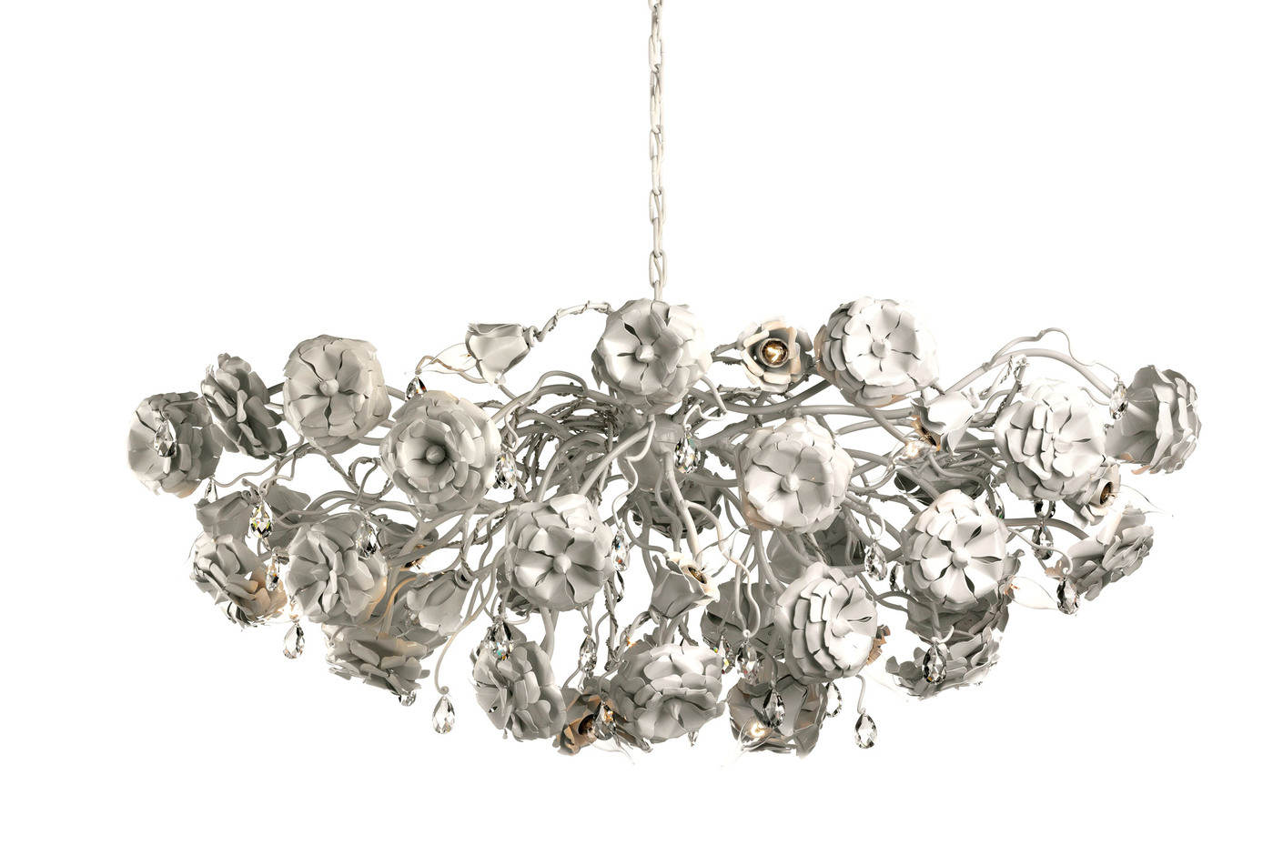 Love you Love you not Chandelier oval
