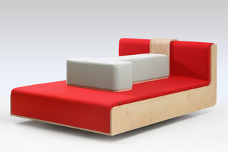 BuzziSwitch Wall as daybed  by  BuzziSpace