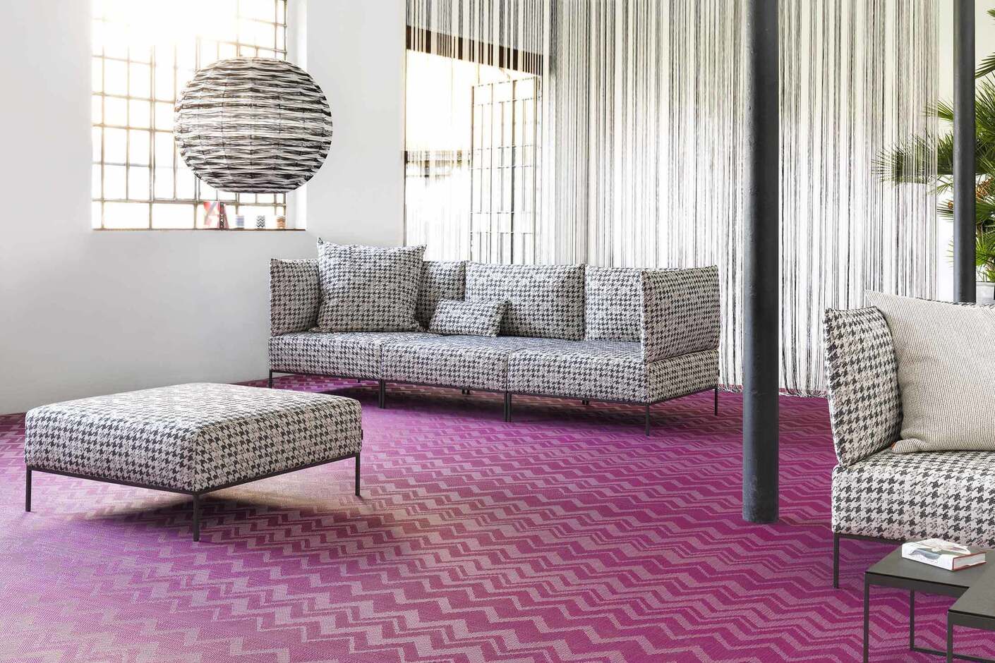 Bolon By Missoni Zigzag Aubergine