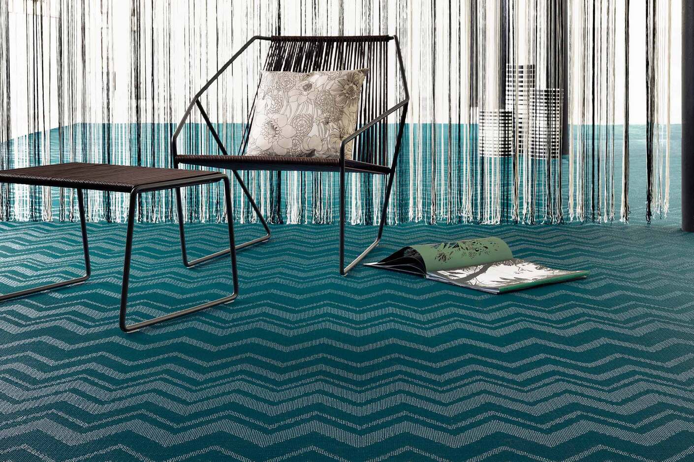 Bolon By Missoni Zigzag Cyan