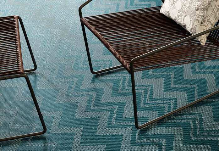 Bolon By Missoni Zigzag Cyan 2
