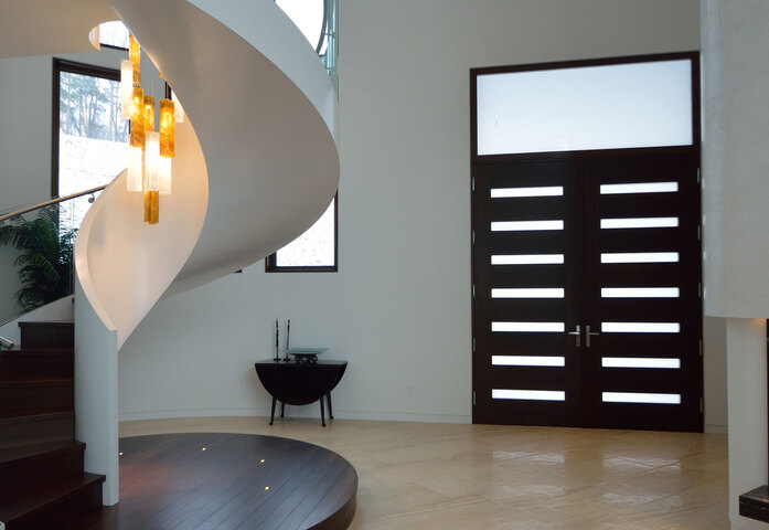 Helical Staircase With Leds 5