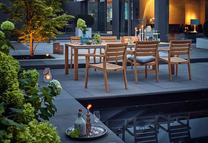 Portland Extending Table Teak 3