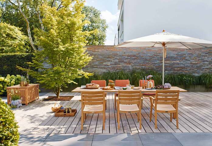 Portland Extending Table Teak 5