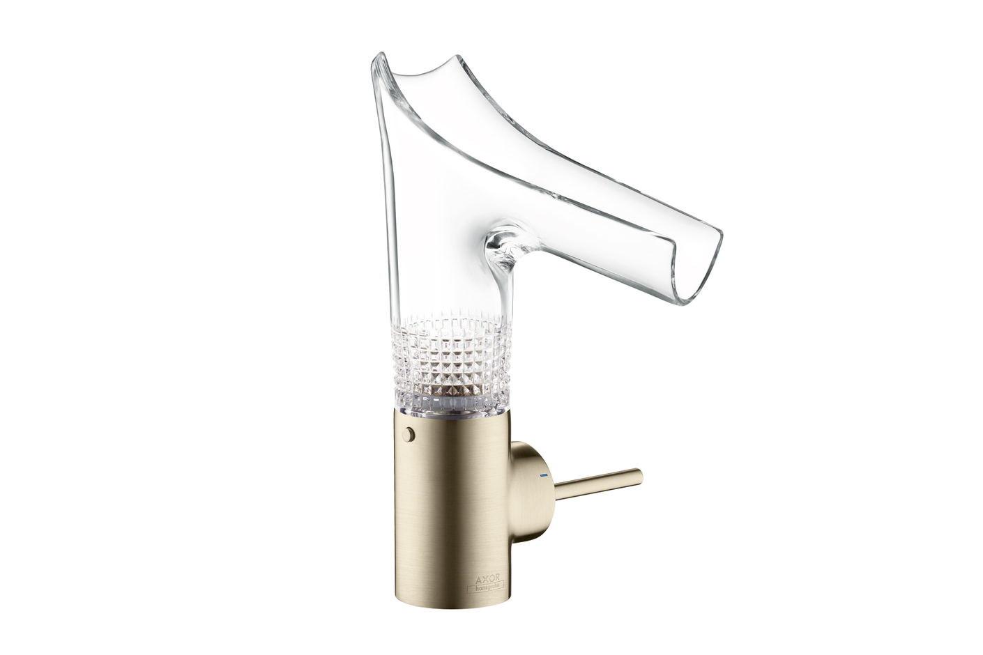 AXOR Starck V Einhebelmischer Nickel Glass Cut