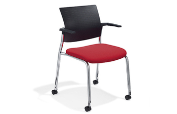 Cato Meeting chair with castors