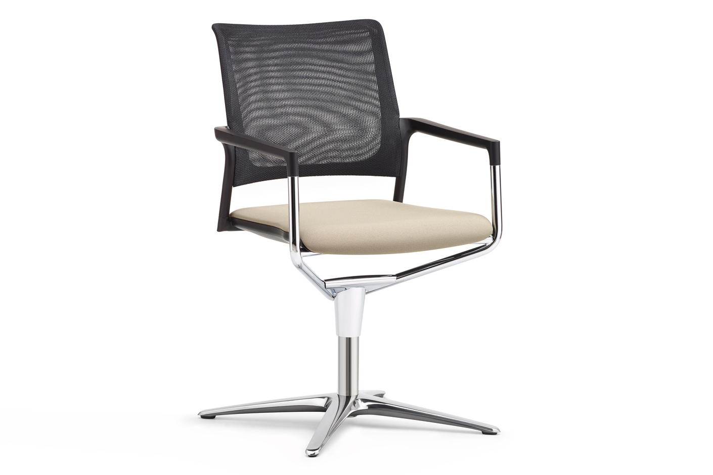 Mera conference swivel chair with mesh backrest