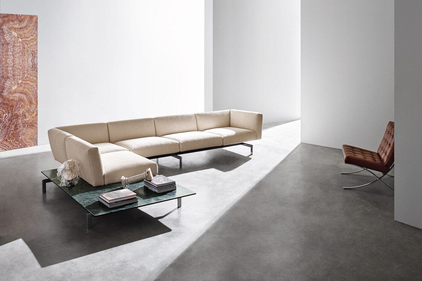 Avio Ecksofa mit Ablagefläche
