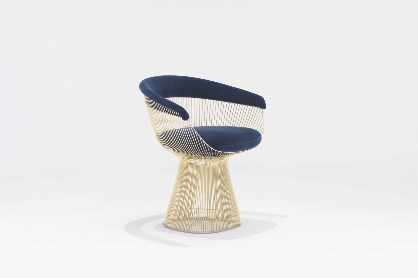 Platner Lounge Sessel gold