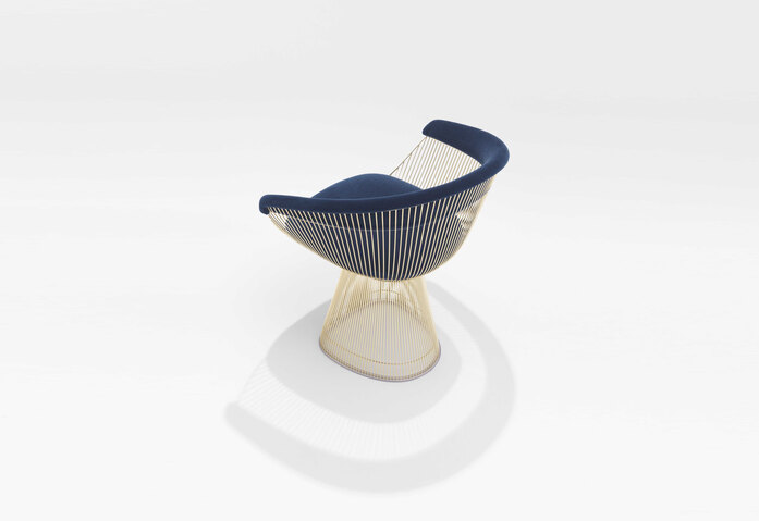 Platner Lounge Chair Gold 2