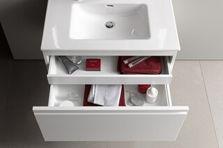SaphirKeramik Space washbasin under cabinet  by  Laufen