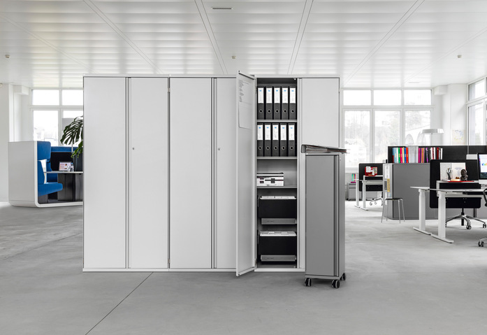One Storage Units With Hinged Wing Door 3