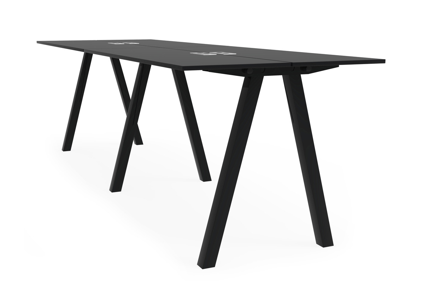 Frankie standing bench desk A-leg